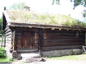 Stue fra Nedre-Jordet i Hol Norsk Folkemuseum 111.JPG
