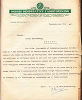 Meldinga for 1936 fra NKLs revisjonsavdeling i Trondheim.