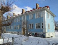 Flemannsbolig, Svalbardveien 11 i Oslo, del av boligkompleks oppført 1923-26. Foto: Stig Rune Pedersen