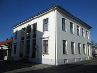 Svenskegata 10 i Halden (Søylegården), ca. 1830.