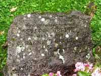 Gravminne for høyesterettsjustitiarius Sverre Grette. Foto: Stig Rune Pedersen