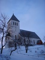 Solvør kirke (1934). Foto: 3s (2009).