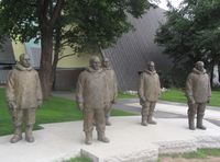 Sydpolmonumentet på Bygdøynes fra 2011 ligger ved Frammuseet og Norsk Maritimt Museum. Foto: Stig Rune Pedersen