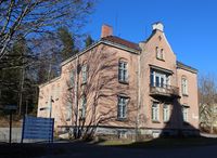 Sykehusveien 1: Legebygningen ved Dikemark sykehus fra 1906. Foto: Stig Rune Pedersen