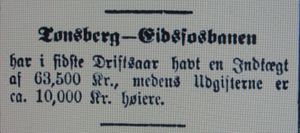 Tønsberg-Eidsfossbanen notis Aftenposten 1908.JPG