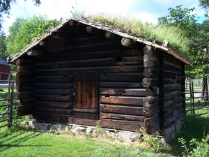 Tørkehus fra Istad i Øystre Slidre Norsk Folkemuseum 32.JPG