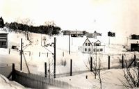 Bråtejordet fra Bråtebrua 1940.