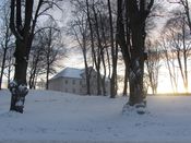 Teie hovedgård i Tønsberg, hovedbygning i empirestil (i mur) fra 1803.
