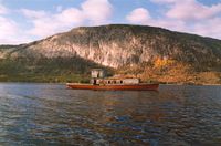 Teisner før den blei satt ved Prestevja.