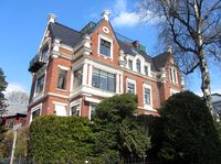 Thomas Heftyes gate 23 (1894-1895), nyrenessanse, egen bolig Foto: Stig Rune Pedersen (2014).