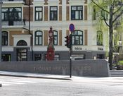 Thomas Heftyes plass på Frogner i Oslo ble opparbeidet i 2011. Foto: Stig Rune Pedersen