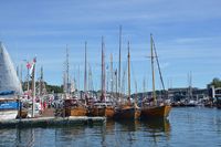 Noen av fartøyen nær 170 fartøyene til kai. Foto: Heidi Thöni Sletten (2015).