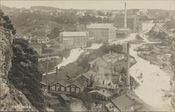 Industrianleggene i Tistedalen på 1920-tallet Foto: Nasjonalbiblioteket