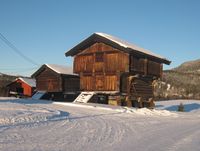 Motiv fra Tråen gård i Rollag . Foto: Stig Rune Pedersen