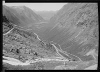 Isterdalen og Trollstigen. Foto: Nasjonalbiblioteket (1948-1949).