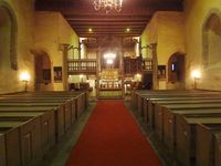Interiøret i Trondenes kirke. Foto: Gunnar Reppen