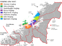 16. Trondheims h.len 1647, Fosens len.png