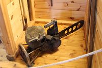 Motorsag på Trysil bygdetun, juli 2014.