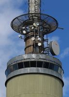 Midtre del av tårnet, med publikumsgalleriet (2015). Foto: Stig Rune Pedersen