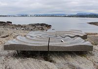 Tsunamiminnesmerket ved Paradisbukta ble avduket i 2007. Foto: Stig Rune Pedersen