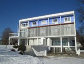 Villa Stenersen (Korsmo 1937-39), som tydelig viser Bauhausretningen innen funksjonalismen. Foto: Stig Rune Pedersen