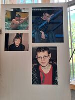 Minneboka i Hegnhuset på Utøya. Steinar Jessen fra Alta. Foto: Eva Rogneflåten (2022).