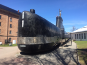 KNM «Utstein» utenfor Marinemuseet. Foto: Lars Egil Sørsdal