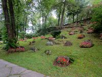 Del av Ullern kirkegård; urnelund i bratt terreng nær Ullern kirke. Foto: Stig Rune Pedersen