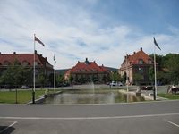 Damplassen i Ullevål Hageby. Foto: Kjetil Ree (2006).