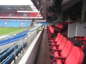 Motiv fra tribunen på Ullevaal stadion. Foto: Stig Rune Pedersen (2013).