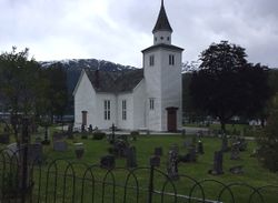 Ulvik kirke, 1859 Foto: Helge Asperheim (2015).