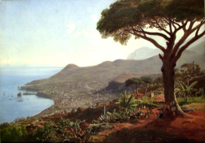 Utsikt over Funchal på Madeira - Eckersberg.png