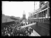 Sjøfarts- og fiskeriutstillinga på Skarpsno. Foto: Narve Skarpmoen (1914).