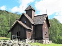 Motiv fra Uvdal stavkirke sommeren 2019. Foto: Stig Rune Pedersen