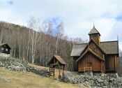 Uvdal stavkirke i Nore og Uvdal kommune. Foto: Stig Rune Pedersen