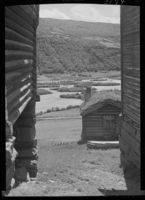 Utsyn ved Vågåmo. Foto: Nasjonalbiblioteket (1939-1949).