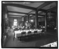 Spisesalen. Foto: Marthinius Skøien/Nasjonalbiblioteket (1900-1910).