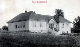 Forsamlingslokalet Venskaben i Asker fra 1904. Foto: AB-leksikon