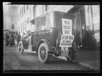 Valgbil fra Arbeiderpartiet, bak