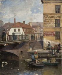 Maleri av Frederik Collett, 1880