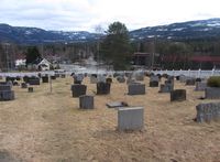 Motiv fra den nedre delen av dagens Veggli kirkegård. Foto: Stig Rune Pedersen