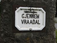 Krossli. Retning Vrådal. (Foto: Olav Momrak-Haugan, 2011)