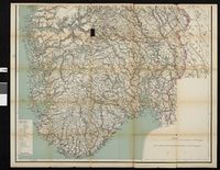32. Veikart over Norge. Sydlige Deel. (Coloreret) - no-nb krt 00834.jpg