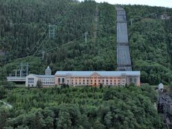 Vemork kraftstasjon ved Rjukan (1911). Foto: Siri Iversen (2010).