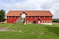 Låven fra omkring 1920. Foto: Leif-Harald Ruud (2022)