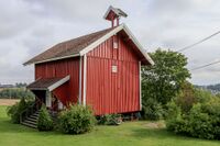 Stabburet fra omkring 1730. Foto: Leif-Harald Ruud (2022)