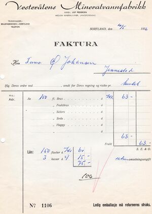 Vesterålens mineralvannfabrikk faktura 1956.jpg