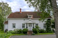 Den tidligere Vestre Bærum prestegård i Evjebakken 23. Foto: Leif-Harald Ruud (2023).