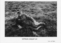 Vetlesen slapper av.