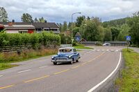 Vevelstadveien like vest for Siggerud tettsted. Foto: Leif-Harald Ruud